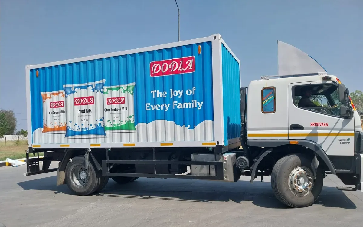 Dodla Dairy: Fleet graphics
